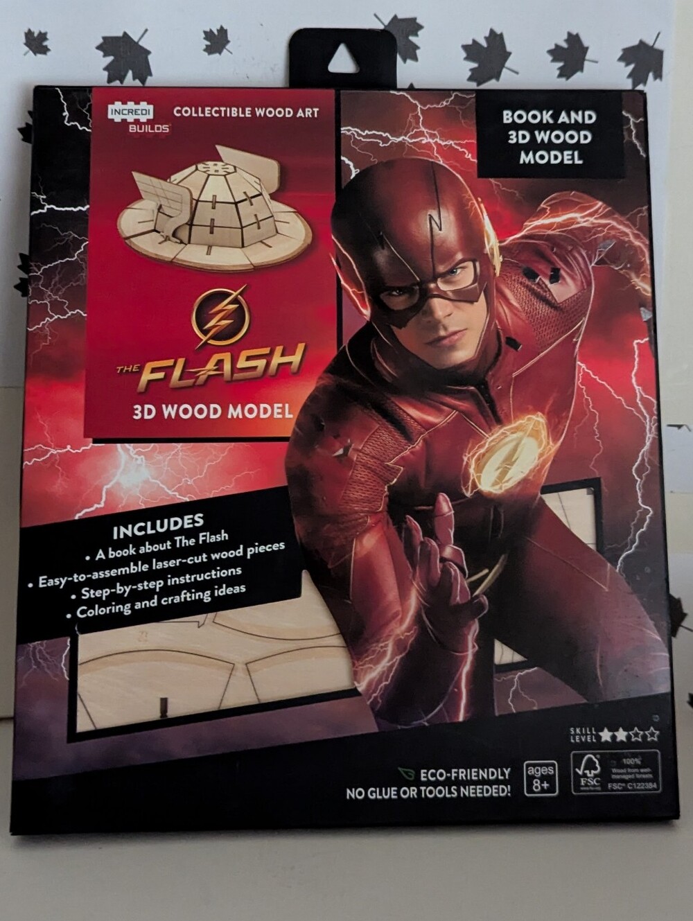 Incredi Builds Book and 3D Wood Models - The Flash